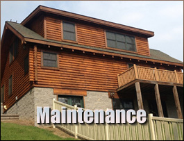  Barnardsville, North Carolina Log Home Maintenance